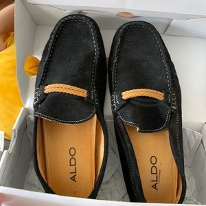 Men’s Aldo Loafers Suede Shoes 9.5